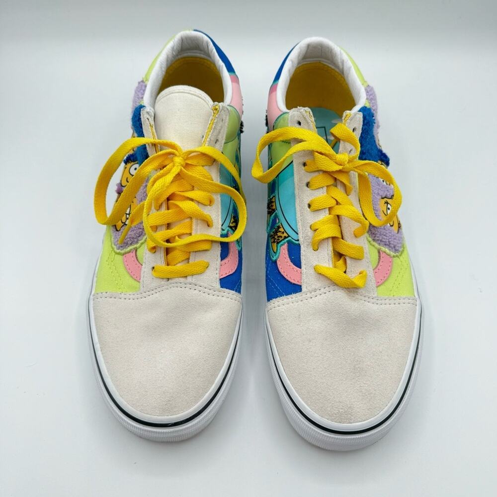 Vans x Simpsons Old Skool The Bouviers Multicolor Low Top Sneakers Men’s Size 10 - Picture 3 of 9